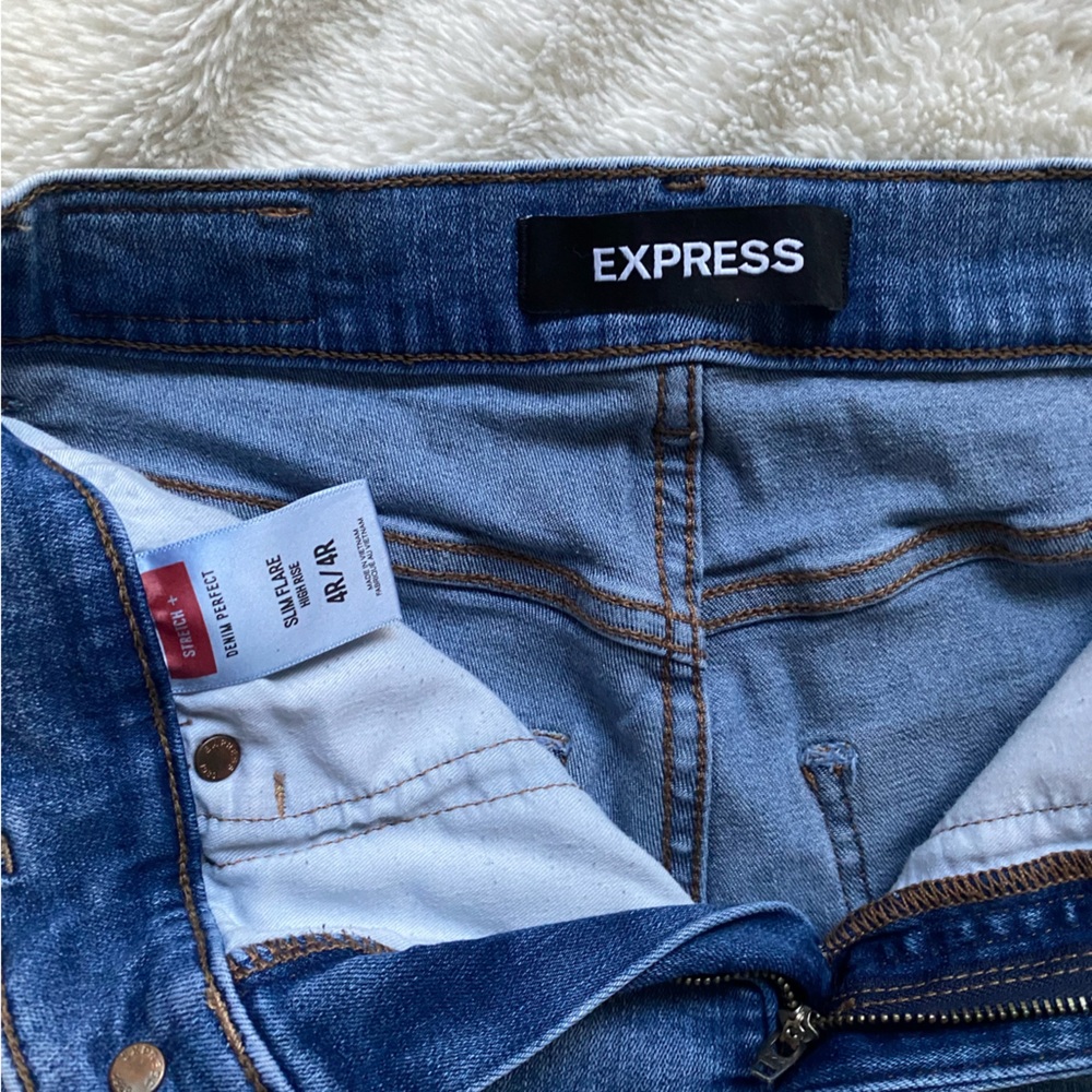 Express Slim-Flare High Rise
